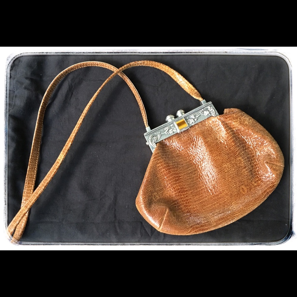James Culver “Moulin Rouge” vintage leather Bag.